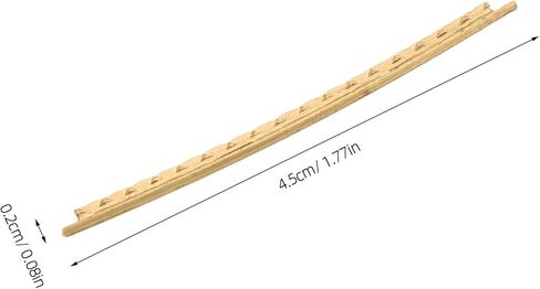60pcs Brass Fret Wire for Electric Guitar, Thickness Fingerboard Fret Wire Replacement Kit for Guitar Repair, Upgrade, and Maintenance Parts Hardware in Saudi Arabia