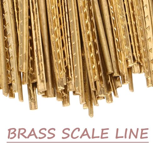60pcs Brass Fret Wire for Electric Guitar, Thickness Fingerboard Fret Wire Replacement Kit for Guitar Repair, Upgrade, and Maintenance Parts Hardware in Saudi Arabia