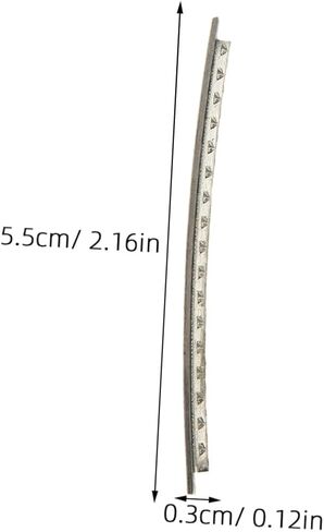 HANABASS 48pcs Cupronickel Electric Guitar Fret Wire 2.2mm Thickness Replacement Fretboard Wire Kit for Fingerboard Repair and Bass Guitar Parts in Saudi Arabia