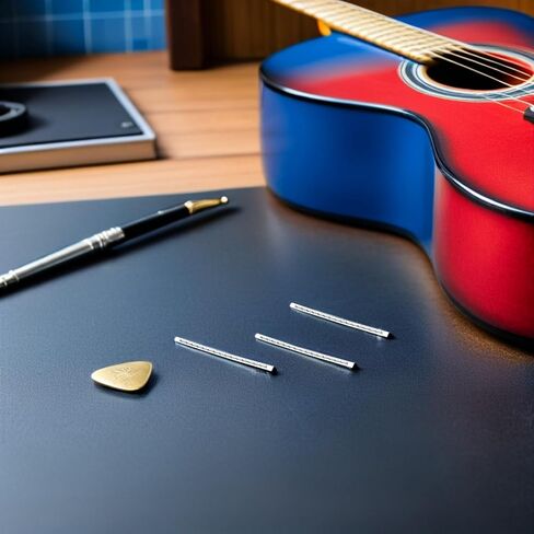 2 Sets 24-fret Guitar Fret Wires 2.9mm Silver Metal Replacement for Electric and Acoustic Guitar Fingerboard Repair Accessories in Saudi Arabia