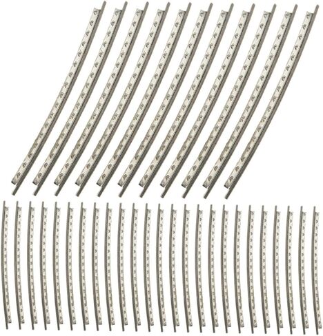 Zerodeko 48pcs Cupronickel Electric Guitar Fret Wire Set 2.2mm Thickness Replacement Fingerboard Wire for Guitar and Bass Fretboard Repair Accessories in Saudi Arabia