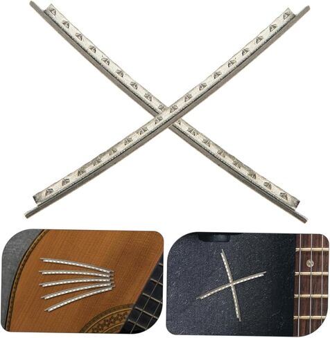 48pcs Cupronickel Electric Guitar Fret Wire 2.2mm Fingerboard Replacement Kit 2 Sets with 24 Frets Each for Guitar and Bass Repair Accessories in Saudi Arabia