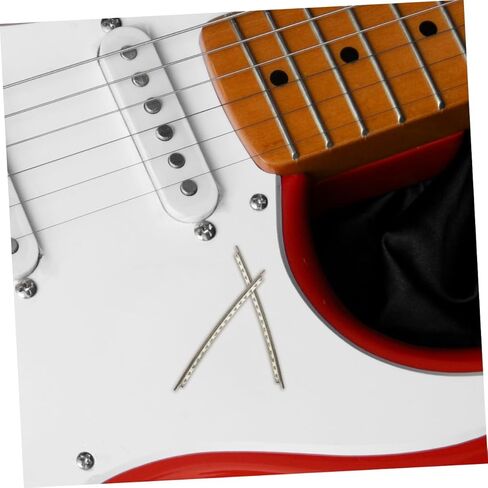 Toyvian 48pcs Electric Guitar Cupronickel Fret Wire 2.2mm Thickness 24 Frets Per Set 2 Sets for Guitar Fingerboard Repair Replacement Accessories in Saudi Arabia