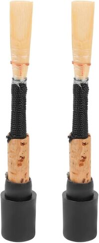 Luxshiny 2pcs Natural Oboe Reeds Lightweight Copper Reed Instrument Accessories for Students Beginners Oboe Playing Tool Replacement for Woodwind Instruments in Kuwait