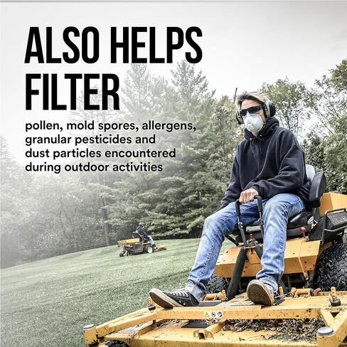 3M N95 Respirator 8511, 10 Pack, NIOSH-APPROVED N95, Features 3M COOL FLOW Exhalation Valve, Relief From Dusts & Certain Particles During Sanding, Pollen, Mold Spores, Dust Particles (8511DB1-A-PS) in Kuwait