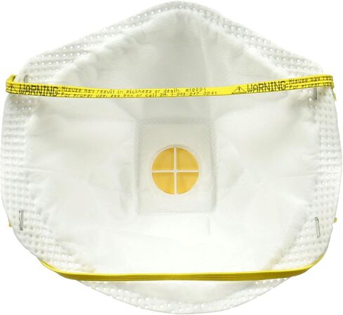 3M N95 Respirator 8511, 10 Pack, NIOSH-APPROVED N95, Features 3M COOL FLOW Exhalation Valve, Relief From Dusts & Certain Particles During Sanding, Pollen, Mold Spores, Dust Particles (8511DB1-A-PS) in Kuwait
