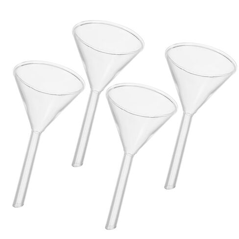 4 قطع 60 مم من أقماع تعبئة الزيت الزجاجي لمصابيح الكيروسين، وأقماع نقل سائل البورسليكات، وأدوات المختبر وإعادة تعبئة الوقود من أجل الصب الدقيق in Kuwait