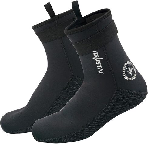 DIVESTAR 7mm/5mm Neoprene Diving Socks for Men Women,Anti-Slip Wetsuit Socks Beach Booties for Water Sports in Saudi Arabia