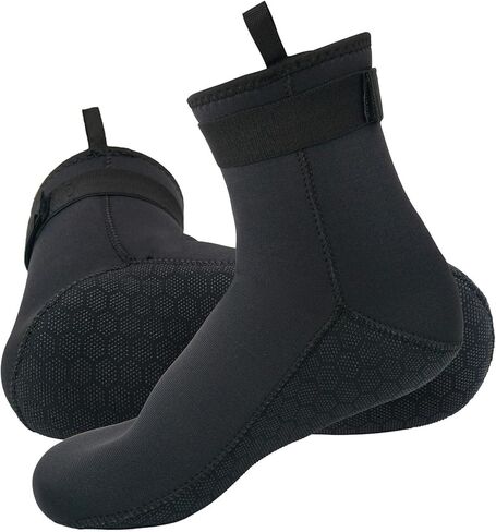 DIVESTAR 7mm/5mm Neoprene Diving Socks for Men Women,Anti-Slip Wetsuit Socks Beach Booties for Water Sports in Saudi Arabia