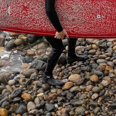 Ho Stevie! 3mm Surfing Wetsuit Booties - Warm, Comfortable, Durable, Grippy Surf Boots - Thermal Lining + GBS Seams in Kuwait