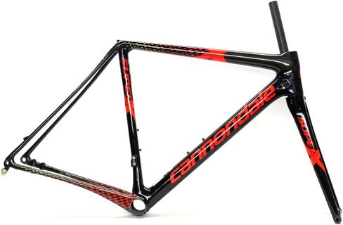 Cannondale 2018 SuperX إطار قرص كربون وشوكة 61 سم أسود / أحمر C17098M1061 in Saudi Arabia