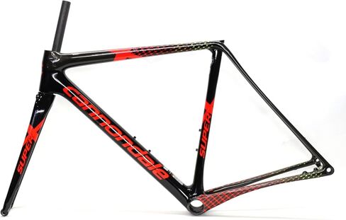 Cannondale 2018 SuperX إطار قرص كربون وشوكة 61 سم أسود / أحمر C17098M1061 in Saudi Arabia
