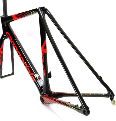 Cannondale 2018 SuperX إطار قرص كربون وشوكة 61 سم أسود / أحمر C17098M1061 in Saudi Arabia