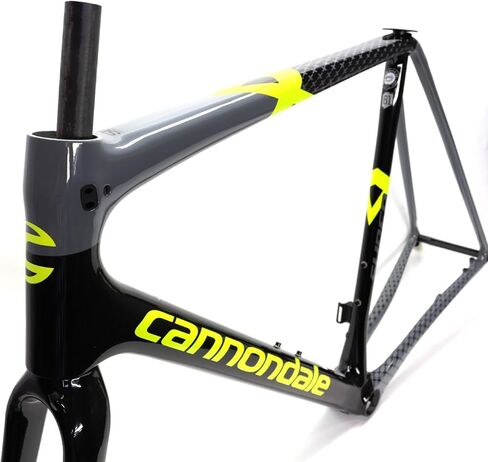 Cannondale 2018 SuperX إطار قرص كربون وشوكة 61 سم رمادي / أسود C17098M6061 in Saudi Arabia