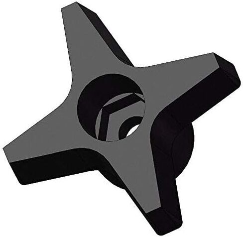 Snap Lock Four Knob, 2-1/2, Thru, M12 in Saudi Arabia