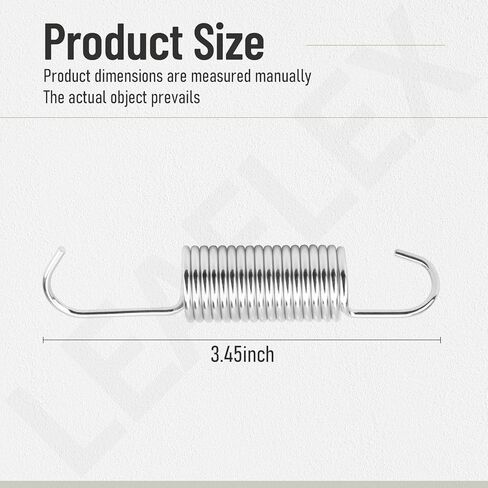 2 Pcs 1908156 Tiller Clutch Spring/Extension Spring Compatible with Troy-Bilt MTD 12068, 12069, 12070, 12071, 590-536-195, 590-536-304, 590-536-372 Models, Replaces 2163 GW-2163 GW-1908156 in Kuwait
