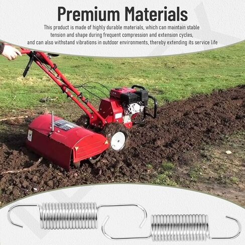 2 Pcs 1908156 Tiller Clutch Spring/Extension Spring Compatible with Troy-Bilt MTD 12068, 12069, 12070, 12071, 590-536-195, 590-536-304, 590-536-372 Models, Replaces 2163 GW-2163 GW-1908156 in Kuwait