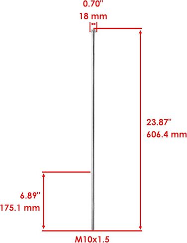 Caltric Lift Extension Spring with Screw Compatible with John Deere X320 X324 X340 X360 X500 M152779 in Kuwait