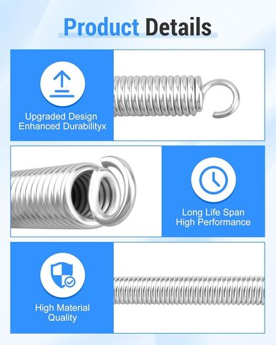 2 Pcs 4H3473-01 Extension Spring Fit for Hoshizaki Ice Machine Models IM-500SAA IM240 Series Ice Machine Actuator Cam Parts, Constant Tension Output, High Resilience in Saudi Arabia