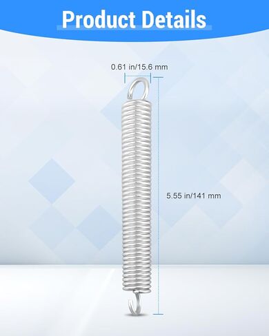 2 Pcs 4H3473-01 Extension Spring Fit for Hoshizaki Ice Machine Models IM-500SAA IM240 Series Ice Machine Actuator Cam Parts, Constant Tension Output, High Resilience in Saudi Arabia