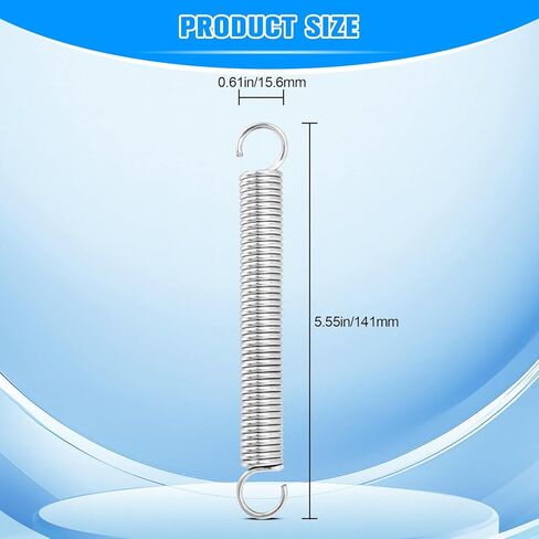 4H3473-01 Extension Spring 2-Pack for Actuator Cam – Constant Tension Output, High Resilience – Replacement for IM-500SAA & IM240 Series Ice Machine Models – Stainless Steel, Easy Install in Kuwait