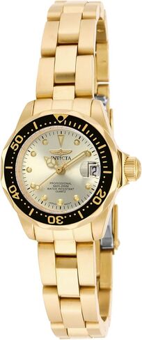 Invicta Women's 17038 Pro Diver Analog Display Japanese Quartz Gold Watch in Saudi Arabia