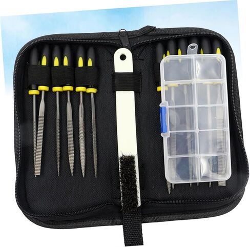 Uonlytech 15pcs Woodworking File Set High Durability Wood Carving Tools Anti-slip Handle for Woodworking File Rasp File in Saudi Arabia