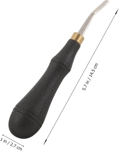 DOITOOL Stainless Steel Flat File for Leather Beveling Hand File with Comfortable Grip Polishing Tool for Projects and Crafting Needs in Saudi Arabia