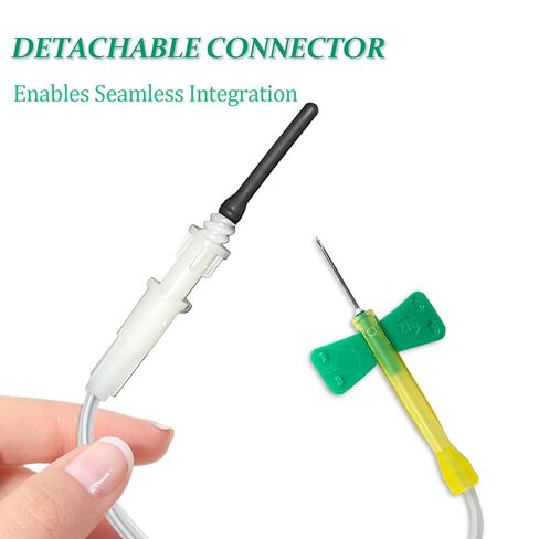 21G Veterinary Butterfly Needles (50Pcs) - 3/4" X 10" Tubing, Individually Wrapped | Veterinary/Lab Use Only in Saudi Arabia