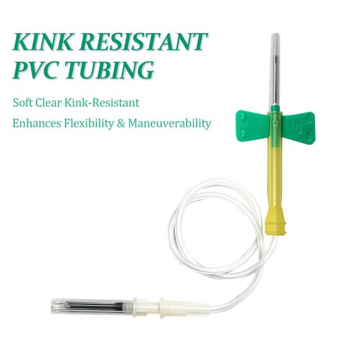 21G Veterinary Butterfly Needles (50Pcs) - 3/4" X 10" Tubing, Individually Wrapped | Veterinary/Lab Use Only in Saudi Arabia