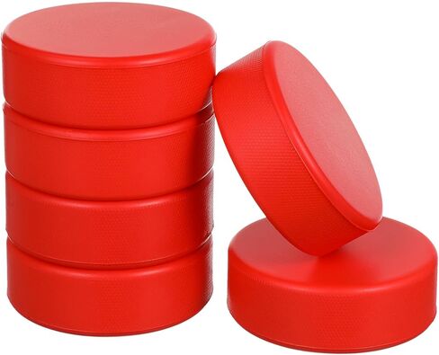 Foam Ice Hockey Pucks Ice Hockey Pucks for Practicing Red Black Hockey Pucks for Practicing and Classic Training in Kuwait