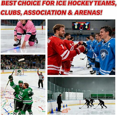 Ice Hockey Pucks for NHL-Regulation - 6oz, 3" Diameter x 1" Thick - 6-Pack Practice Pucks for Training & Games in Kuwait