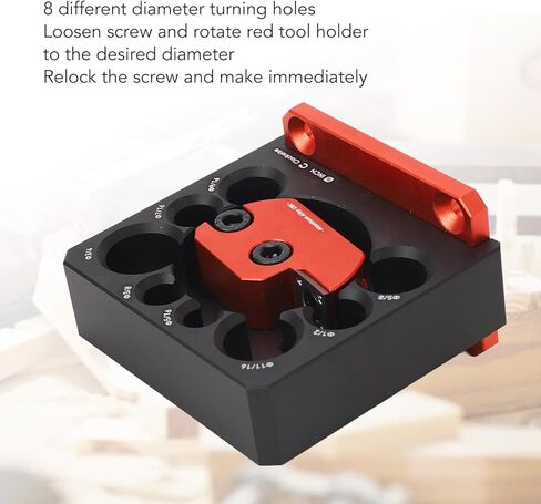 Goshyda Carbide Inserts Dowel Maker Smooth Cutting Anodized Treatment Electric Drill Users Aluminum Alloy Imperial in Saudi Arabia