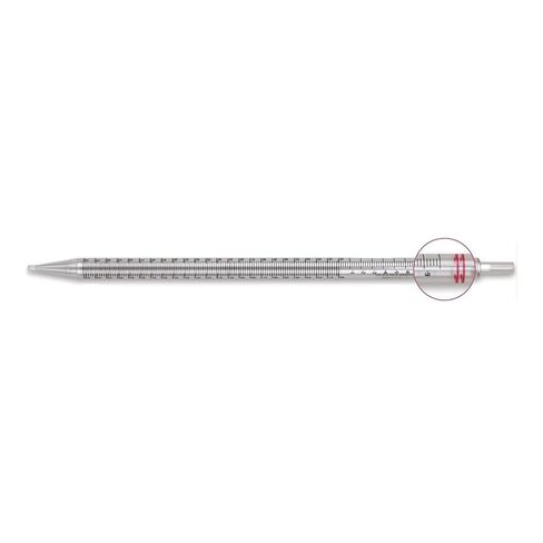 McKesson Serological Pipette 25 mL, [200 Count], Sterile Polystyrene, 0.2 mL Graduation Increments, -10 mL Negative Graduations, Anti-Drip Tip, Aerosol Barrier Plug, Fits Major Pipette Controllers in Saudi Arabia