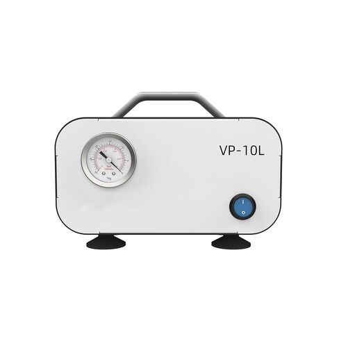 Lab Diaphragm Vacuum Pump VP-10L Portable Mini Oilless Pump Oil Free for Laboratory Vacuum Filtration, 10L/min & Rubber Tube, Negative Pressure, 110V in Kuwait