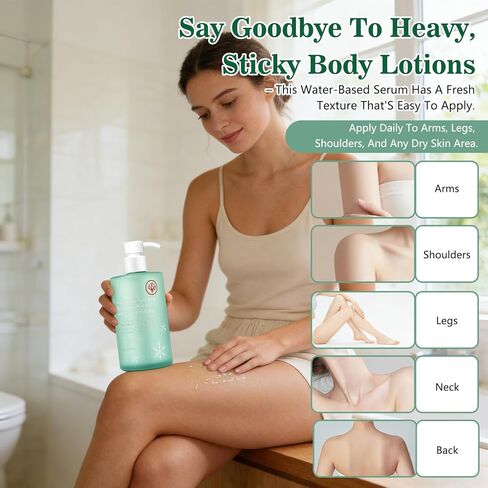 Ha Hyaluronic Acid Body Serum,Body Hydrator Hyaluronic Acid Body Serum,Acido Hialuronico Bodys Serums,Lightweight Fast-Absorbing Body Care For Deep Hydration & Silky(300ML) in Saudi Arabia