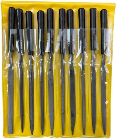 10pcs Metal Needle File Set Wood Rasp Metal Polishing Hand FileTools Steel Rasp Needl Filing For Metal Glass Stone Wood Carving in Kuwait