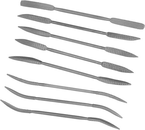 8Pcs Double Ended Rasp File Set Alloy Steel Woodworking Tool for Carving Polishing Quick Grinding Double Ended File Woodworking Tool in Saudi Arabia