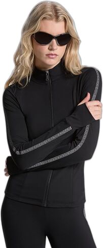 Michael Kors Women's Mock Neck Ski Zip Up Jacket in Saudi Arabia
