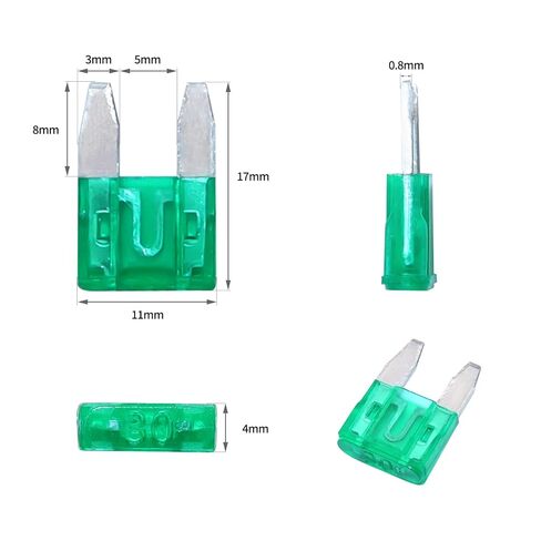 140 Pcs - Car Small Blade ATM Fuse Assortment, 5A 7.5A 10A 15A 20A 25A 30A Small Fuse in Kuwait
