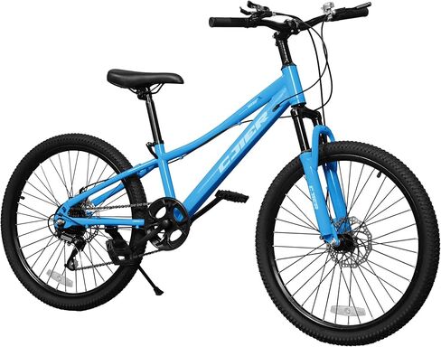 دراجة جبلية للأطفال مقاس 20/24 بوصة من Pipleo، دراجة بـ 7 سرعات، دراجات للأطفال من سن 6 إلى 14 عامًا، دراجة للأولاد والبنات مع شوكة تعليق، فرامل قرص مزدوج، إطارات بوتيل مضادة للانزلاق in Kuwait