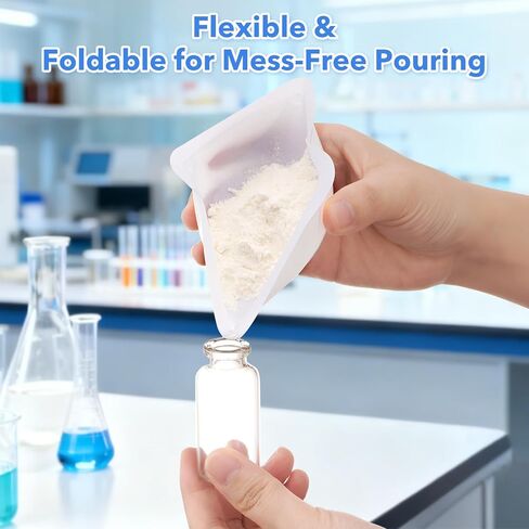 FOUR E'S SCIENTIFIC 200 Pack 7ml & 100ml Weigh Boat Set, Square Plastic Lab Weighing Trays for Scale Anti-Static Measuring Weighing Dishes for Powder, Liquid, Epoxy Mixing in Kuwait