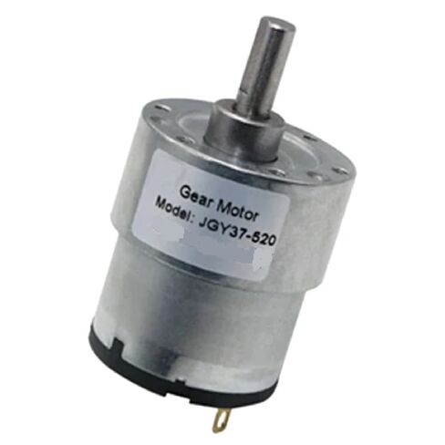 JGB37-520 DC Gear Motor, 37mm High Torque All Metal Gearbox with Eccentric Shaft, Compact Geared Motor (22RPM 24V) in Saudi Arabia