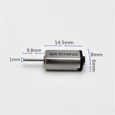 FF-K20-9Z100 Mini K20 Motor DC 1.5V 3V 3.7V 30000RPM High Speed 8mmx6mmx14.5mm Electric Motor 1Pcs in Saudi Arabia