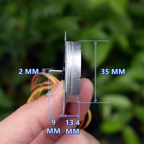 35 مللي متر محرك متدرج مستدير الدقة 2-Phase 4-Wire خطوة المحرك خطوة زاوية 3.75 SP-35RC-810S 1 قطعة (نموذج B) in Saudi Arabia