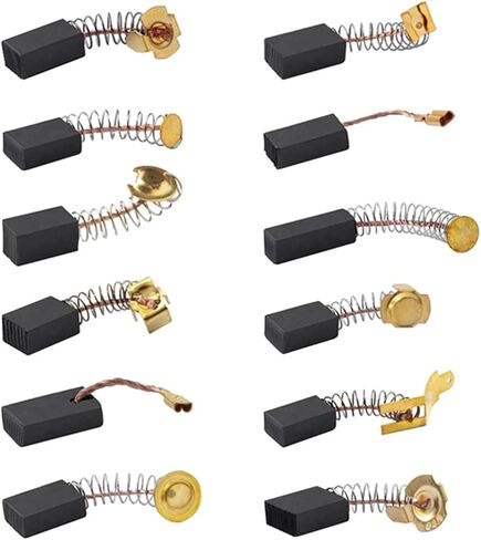 10Pcs Drill Electric Grinder Replacement Carbon Brush Graphite Copper Spare Parts For Electric Motors(38) in Saudi Arabia