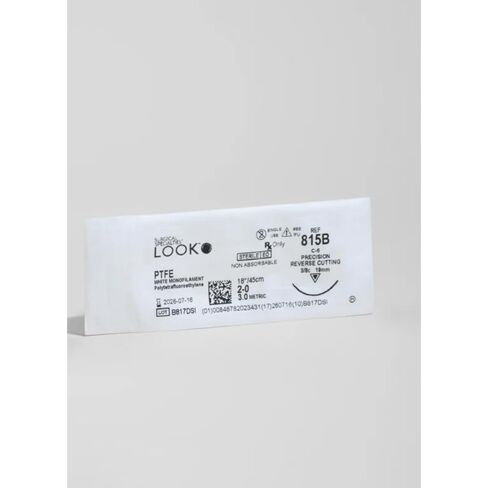 Look X815B PTFE خيوط أحادية بيضاء اللون 2/0 18 C-6 12/Bx in Kuwait