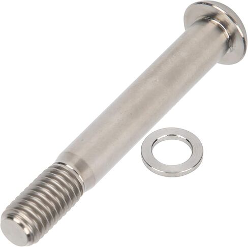 Seatpost Bolt Titanium Alloy High Strength Lightweight Durable Screw Gasket Replacement for Brompton Folding Bicycle Accessories, Titanium Alloy Seatpost Bolt（Silver 13g） in Saudi Arabia