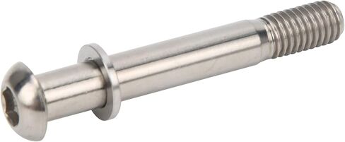 Seatpost Bolt Titanium Alloy High Strength Lightweight Durable Screw Gasket Replacement for Brompton Folding Bicycle Accessories, Titanium Alloy Seatpost Bolt（Silver 13g） in Saudi Arabia