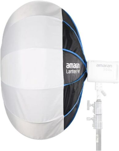 Amaran Lantern 65, 2ft(65cm) Omnidirectional Bowens Mount Soft Light Modifier for Ambient Lighting, Quick-Build Design, Portable and Ideal for Studio and On-Location Video Content in Kuwait